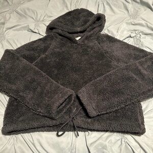 H&M Gray Teddy Jacket